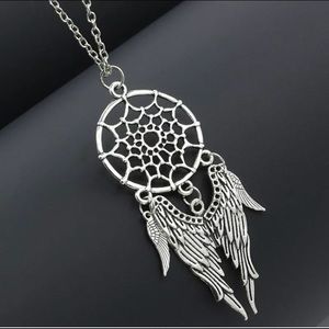 New dreamcatcher angel Wing necklace